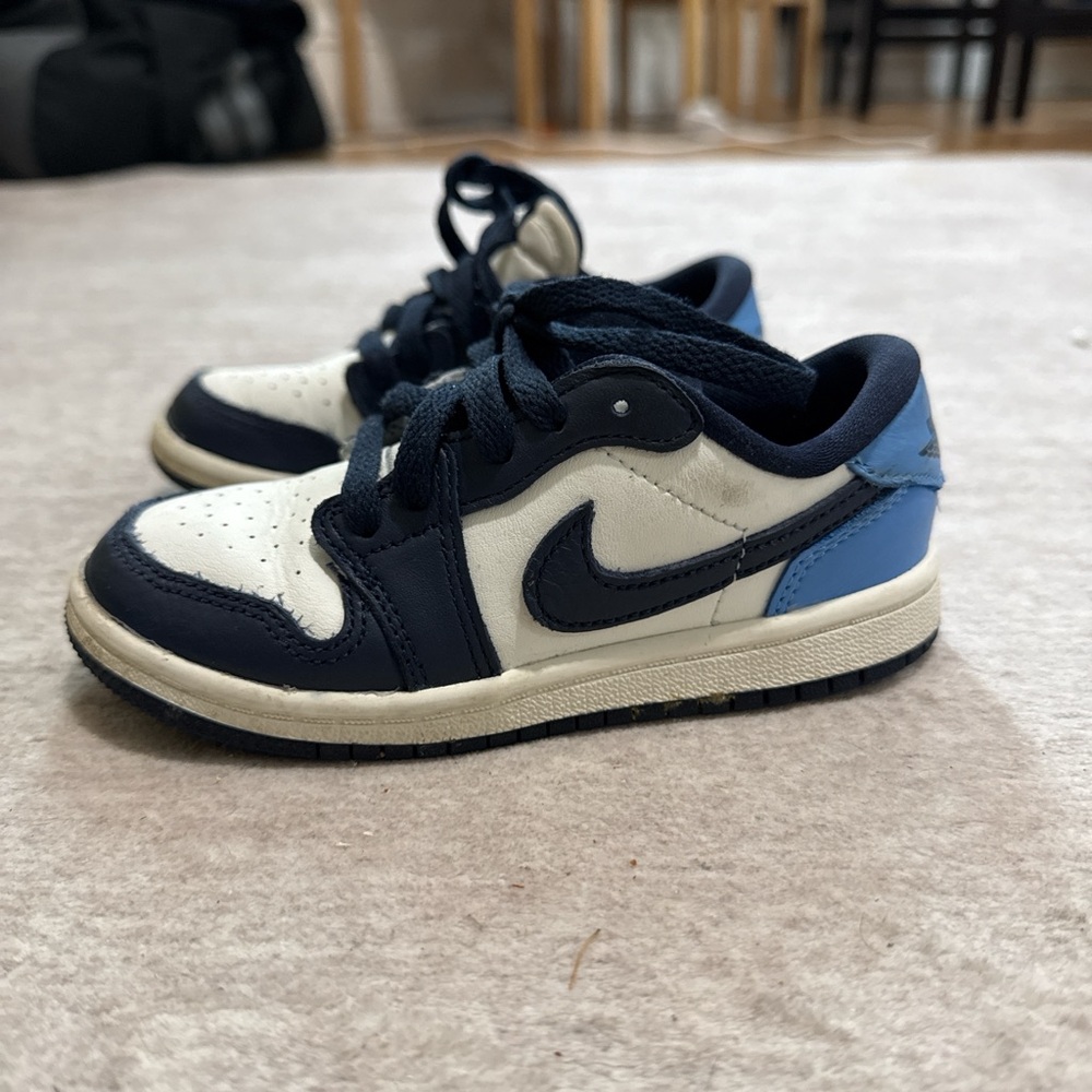 Kids' Navy and White Sneakers